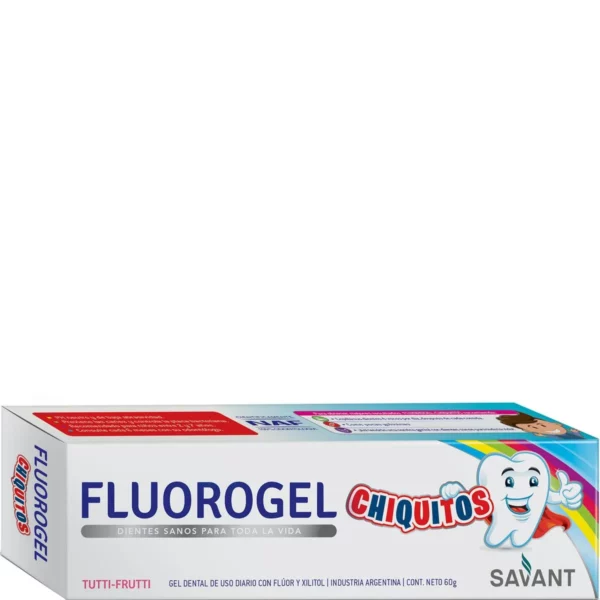 Fluorogel Chiquitos Sabor Tutti Frutti x 60 g