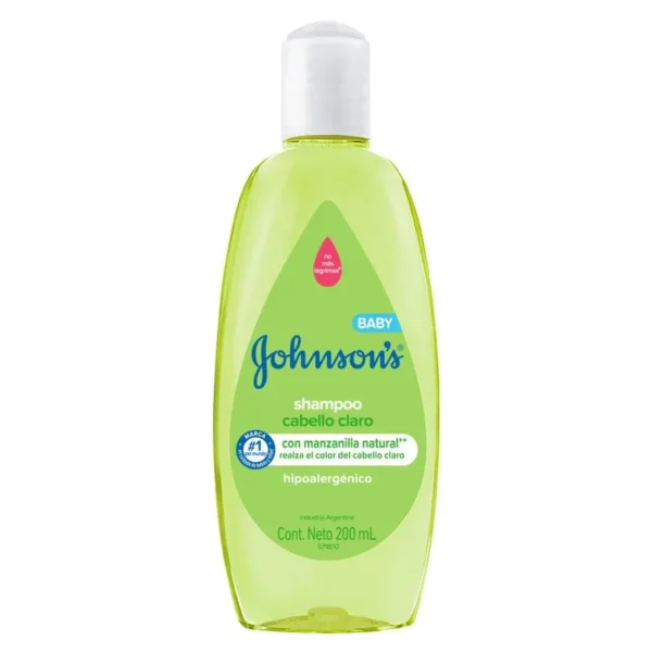 Johnson's Baby Shampoo Cabello Claro x 200 ml