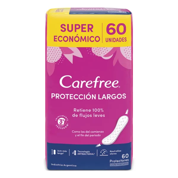 Carefree Prot Diarios Largos x 60 un