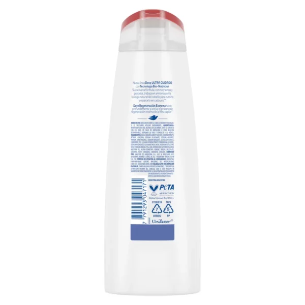 Dove Shampoo Regeneración Extrema x 400 ml - Image 2