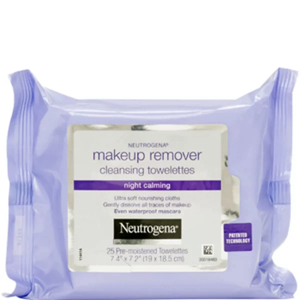 Neutrogena Toallitas Desmaquillantes Night Calming x 25 un