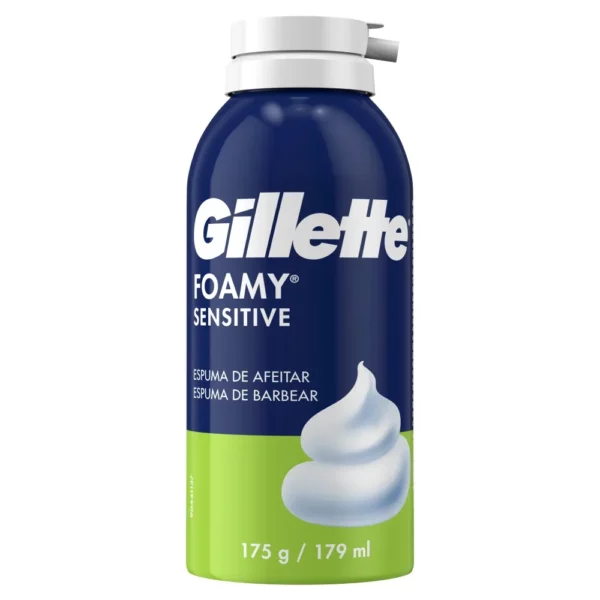 Gillette Espuma De Afeitar Foamy Sensitive x 179 ml