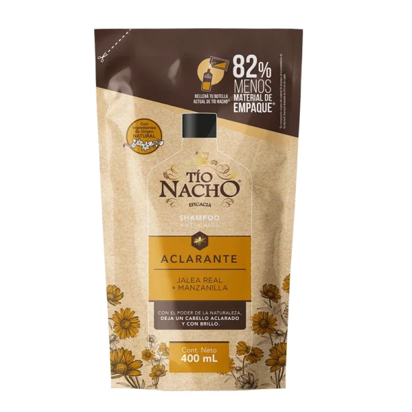 Tío Nacho Shampoo  Aclarante Recargable Doypack x 400 ml