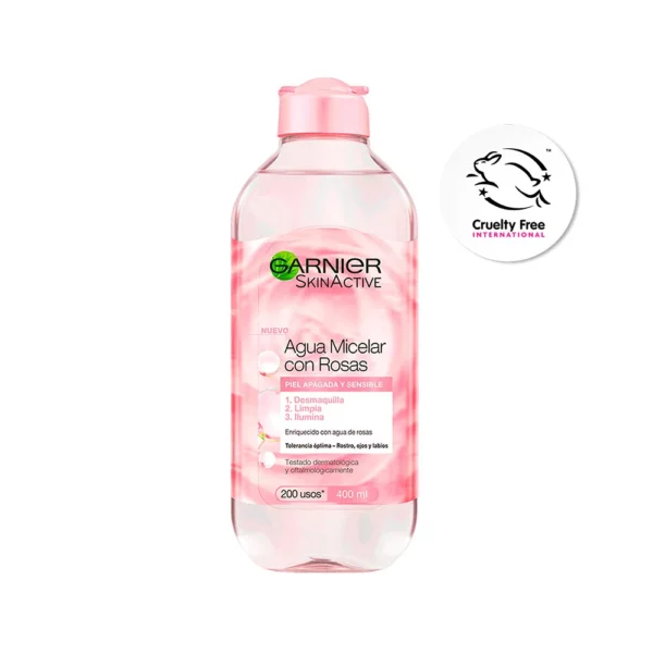 Garnier Agua Micelar Skin Active Rosas x 400 ml