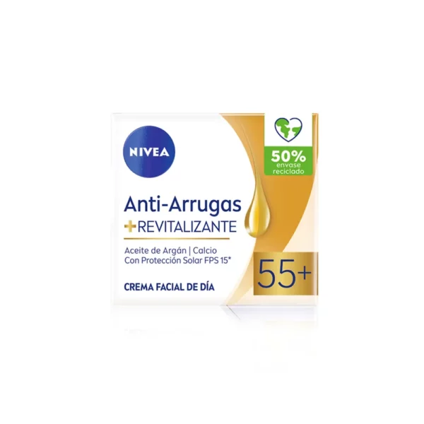 Nivea Antiarrugas con Aceite de Argán 55+ x 50 ml