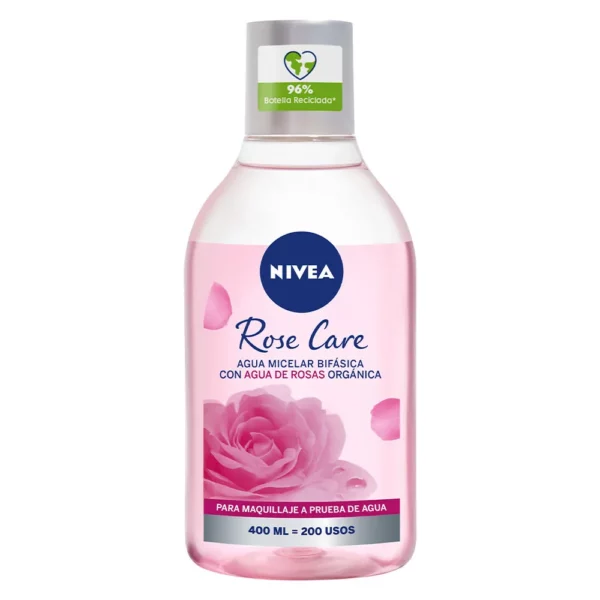 Nivea Rose Care Agua Micelar para Todo Tipo de Piel x 400 ml