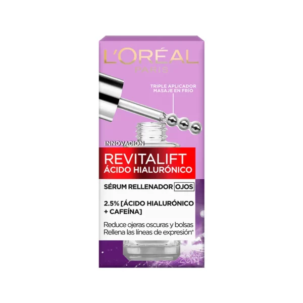 L'Oréal Paris Revitalift Serum Ojos Ácido Hialurónico x 20 ml