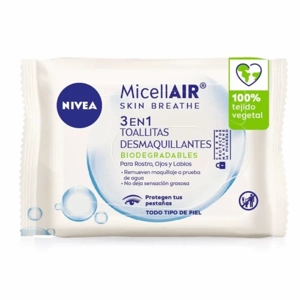 Nivea Toallita Desmaquillante MicellAir x 25 un