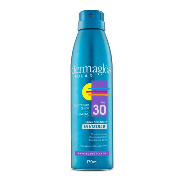 Dermaglós Prot. Solar Aerosol Invisible FPS 30 x 170 ml