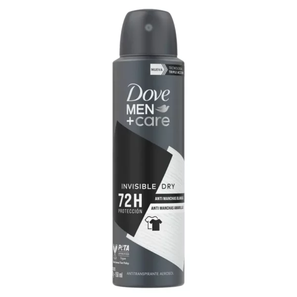 Dove Men Invisible Dry en Aerosol x 150 ml