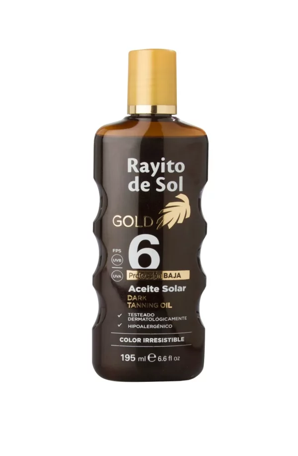 Rayito de Sol Aceite Bronceador FPS 6 x 195 ml