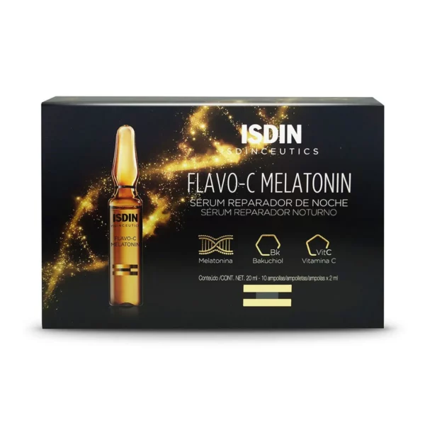 Isdin Serum antiedadFlavo C Melatonin x 10 Ampollas