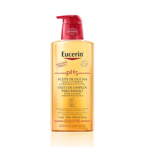 Eucerin Aceite de Ducha pH5 Piel Sensible x 400 ml