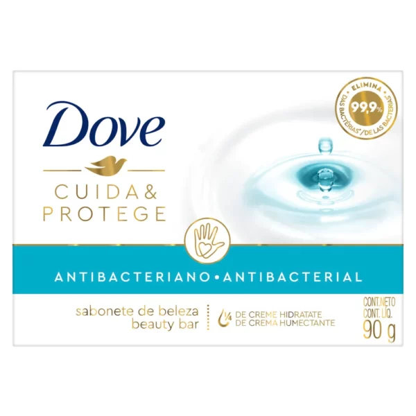 Dove Antibacterial Jabon En Barra x 90 g