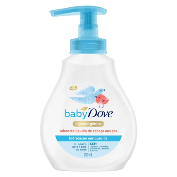 Dove Baby Jabón Liquido Hidratación Enriquecida x 200 ml