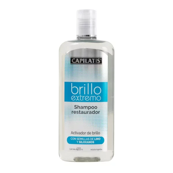 Capilatis Shampoo Restaurador y Activador de Brillo x 420 ml