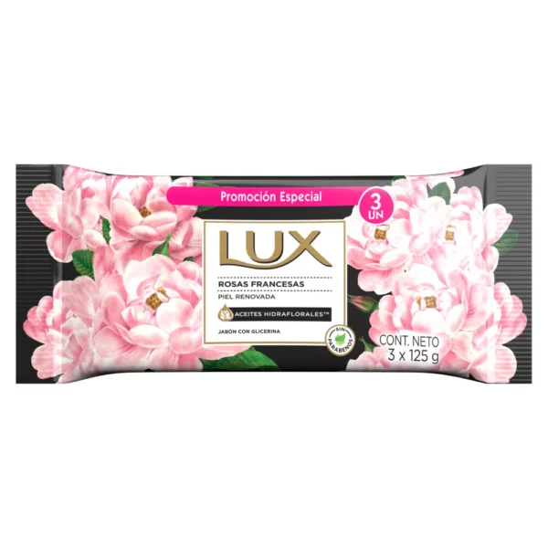 Lux Rosas Francesas Pack x 3 un x 120 g