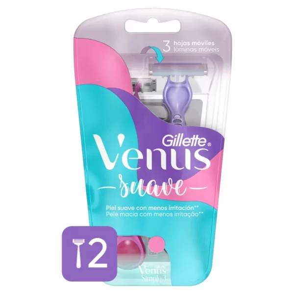 Gillette Venus Desechable Suave x 2 un