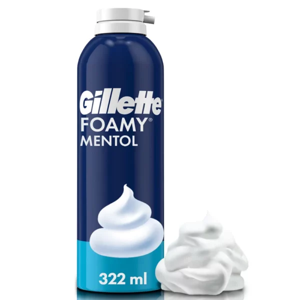 Gillette Espuma Foamy Mentol x 322 ml