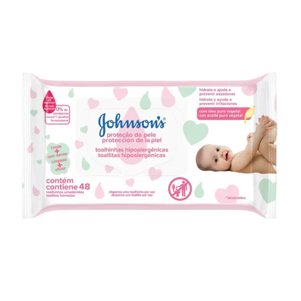 Johnson's Baby Toallas Húmedas Extra Cuidado x 48 un