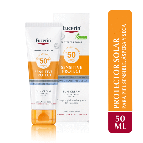 Eucerin  Protector Solar Facial Sun Face Crema Sensitive Protect FPS50+