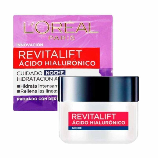 L`Oreal Revitalift Crema de Noche Ácido Hialurónico 50ml