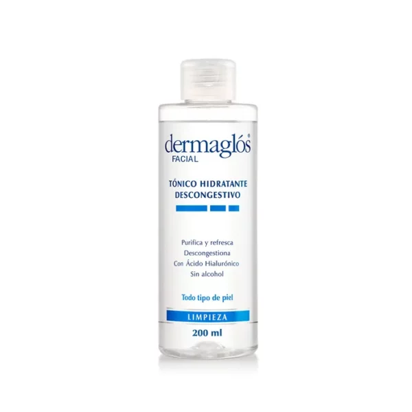 Dermaglos Tónico Hidratante Descongestivo 200 ml