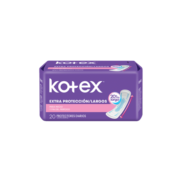 Kotex Largo Protector  Extra Protección x 20 unid