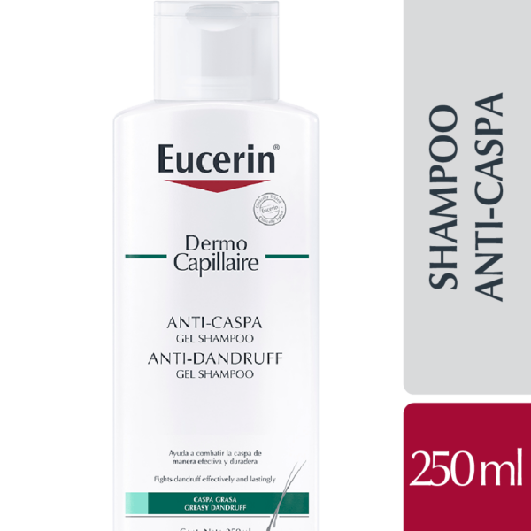 EUCERIN DERMOCAPILLAIRE SHAMPOO GEL ANTICASPA X 250 ml