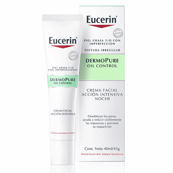 Eucerin  Crema Facial DermoPure Acción Intensiva Noche 40ml