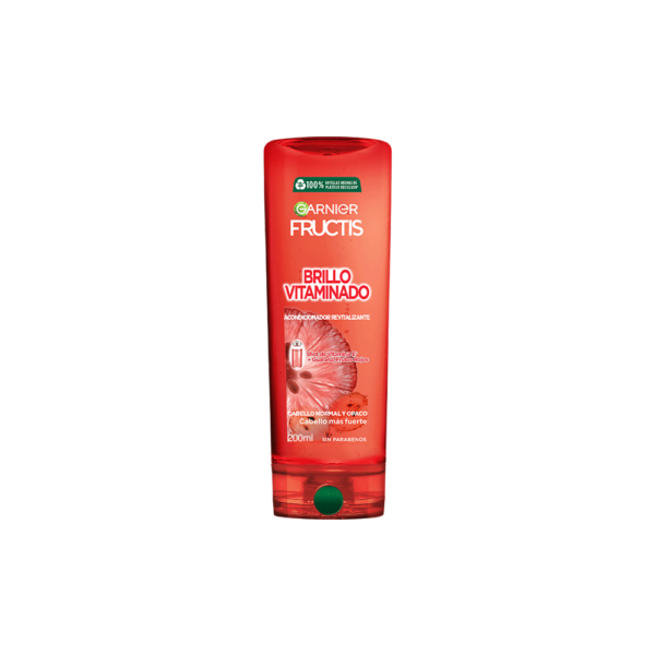 Garnier Fructis Acondicionador Brillo Vitaminado  x 200 ml