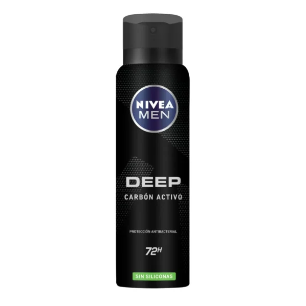 NIVEA MEN Deep Original Carbon Activo Sin Siliconas x 150 ml