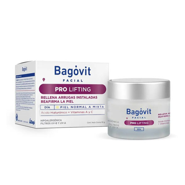 BAGOVIT CREMA FACIAL PRO LIFTING DIA PIEL NORMAL A MIXTA X55G