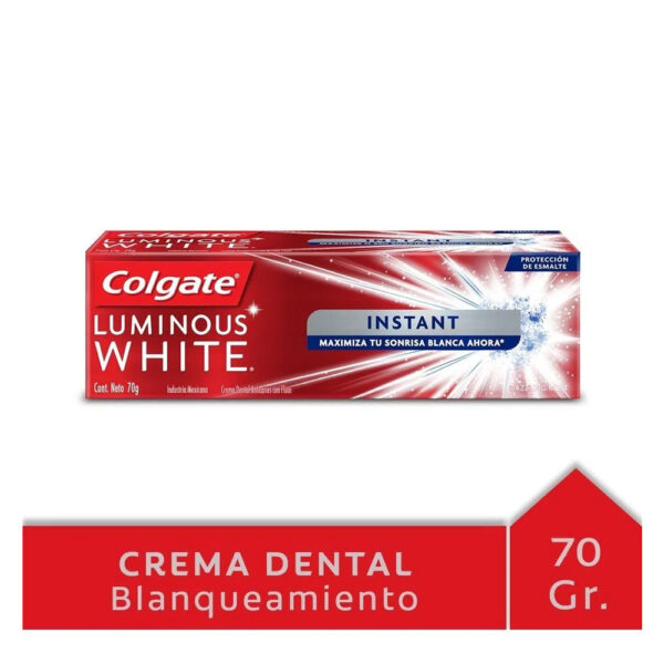 COLGATE CREMA LUMINOUS WHITE X 70 gr