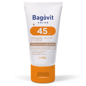 Bagovit Protector Solar Facial FPS 45 con color 50 g​