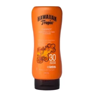 HAWAIIAN LOCION Bronceadora De Zanahoria Con Filtro Solar Fps30 240 Ml